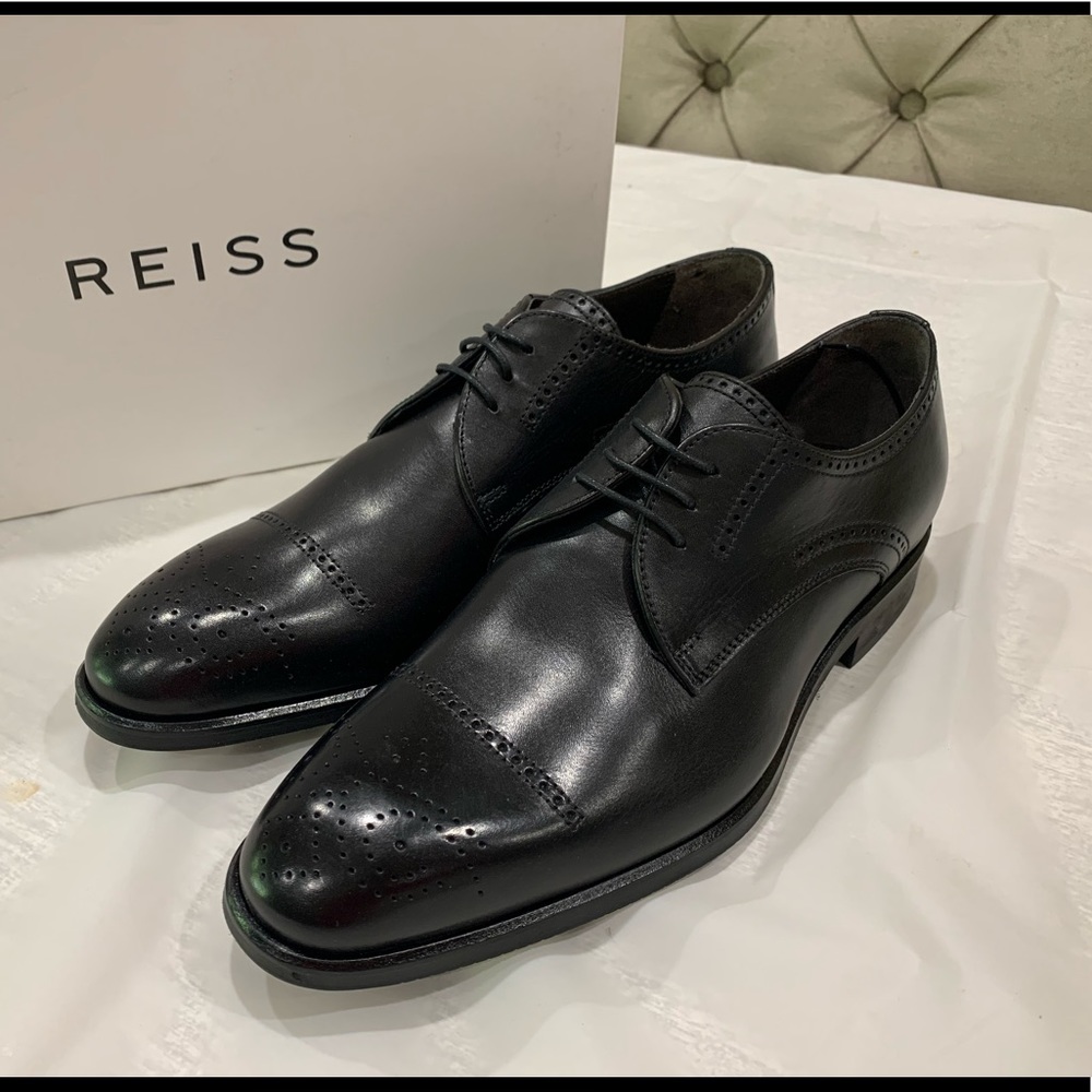 REISS Rostin Brogue Derby shoes